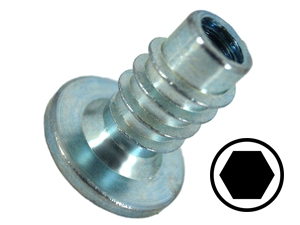 Flanged Self-tapping Insert Nuts, Flanged Threaded Insert Through Hole