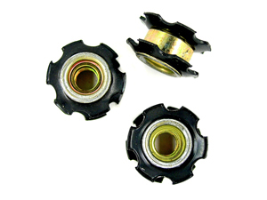 Round Tube Inserts, Star Nuts