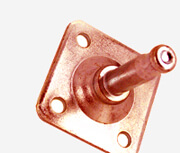 caster stems, mounting plates